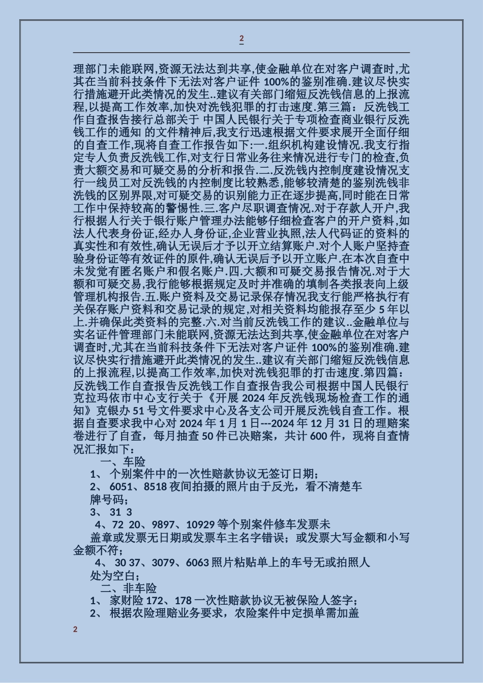 反洗钱工作自查报告_第2页