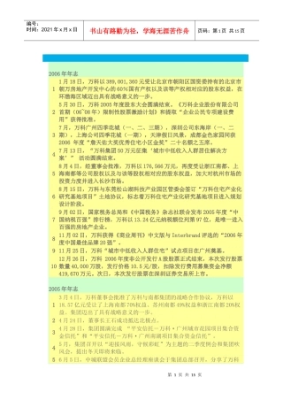 某地产集团的发展历程