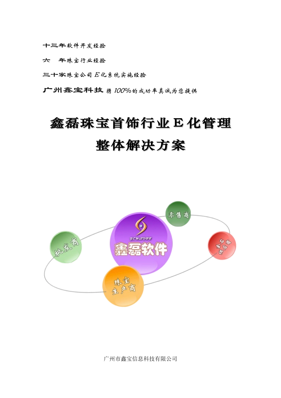 珠宝行业整体解决方案_第1页