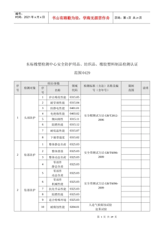 某橡塑检测中心橡胶塑料制品检测认证