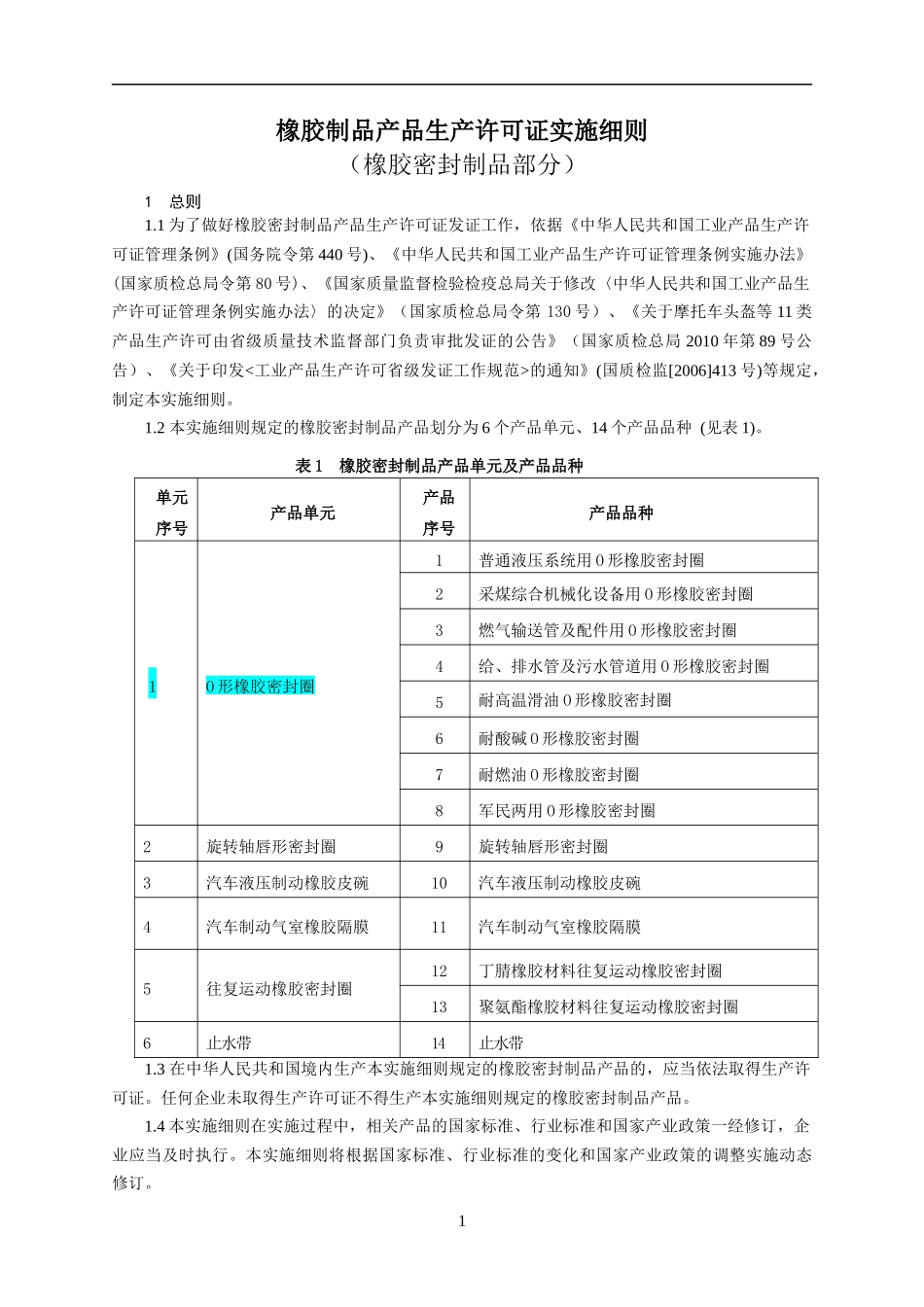 橡胶制品产品生产许可证实施细则_第3页