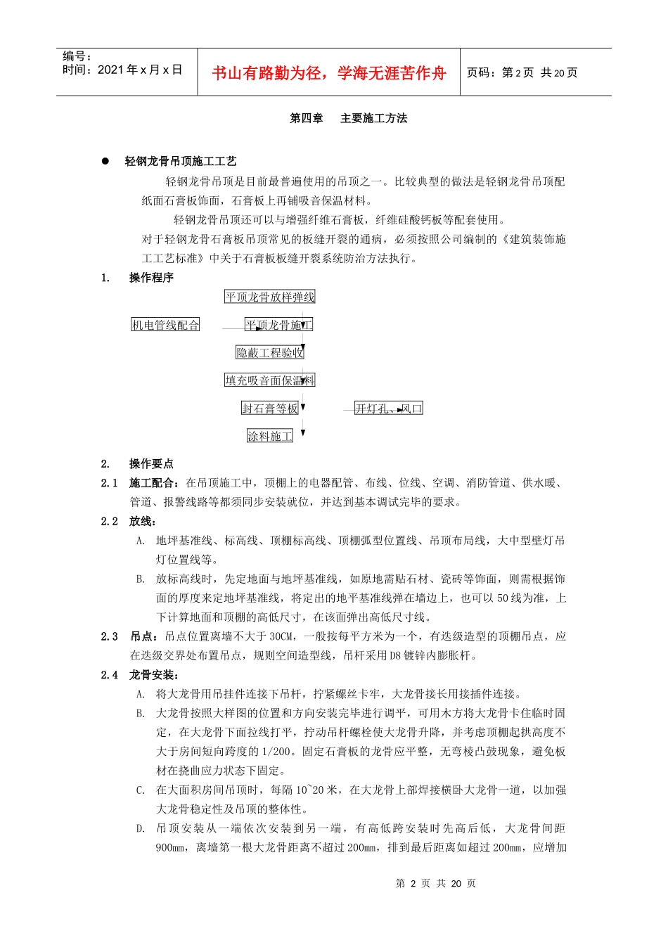 某饭店主要施工工艺_第2页