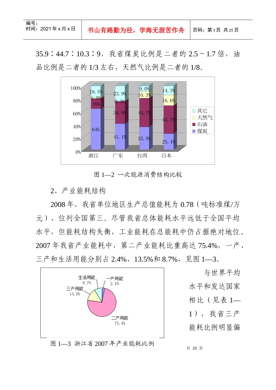 浙江省“十二五”和中长期能源结构优化方案研究1_第3页