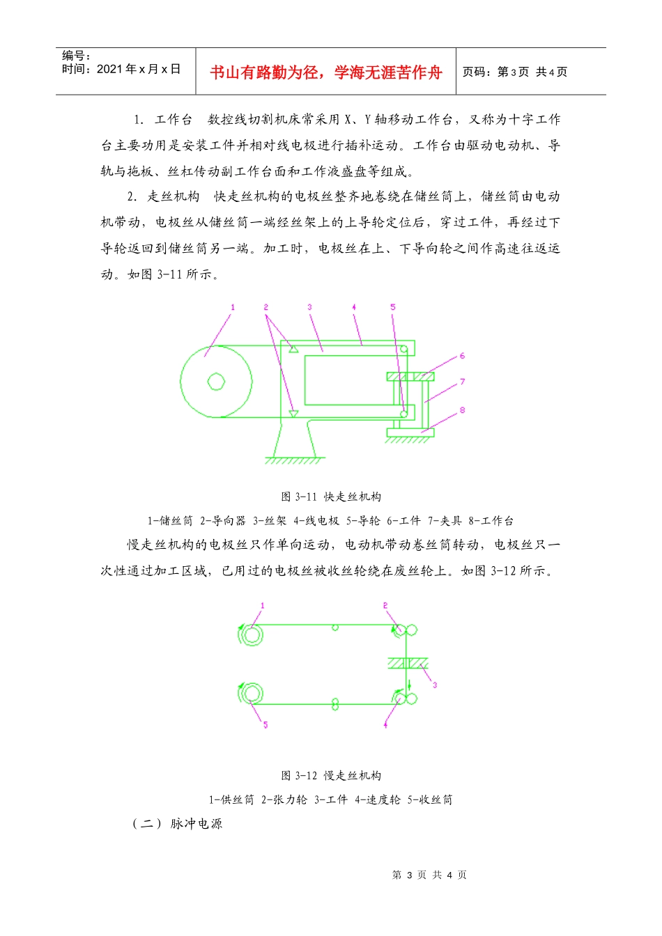 模块二认识数控电火花线切割机床_第3页