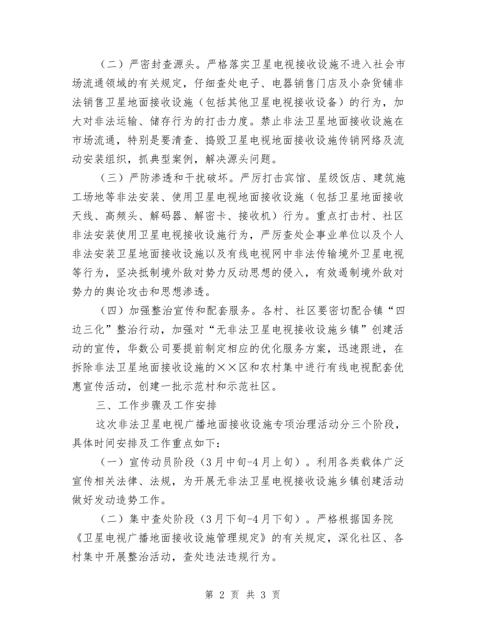 卫星地面接收设备整治方案_第2页