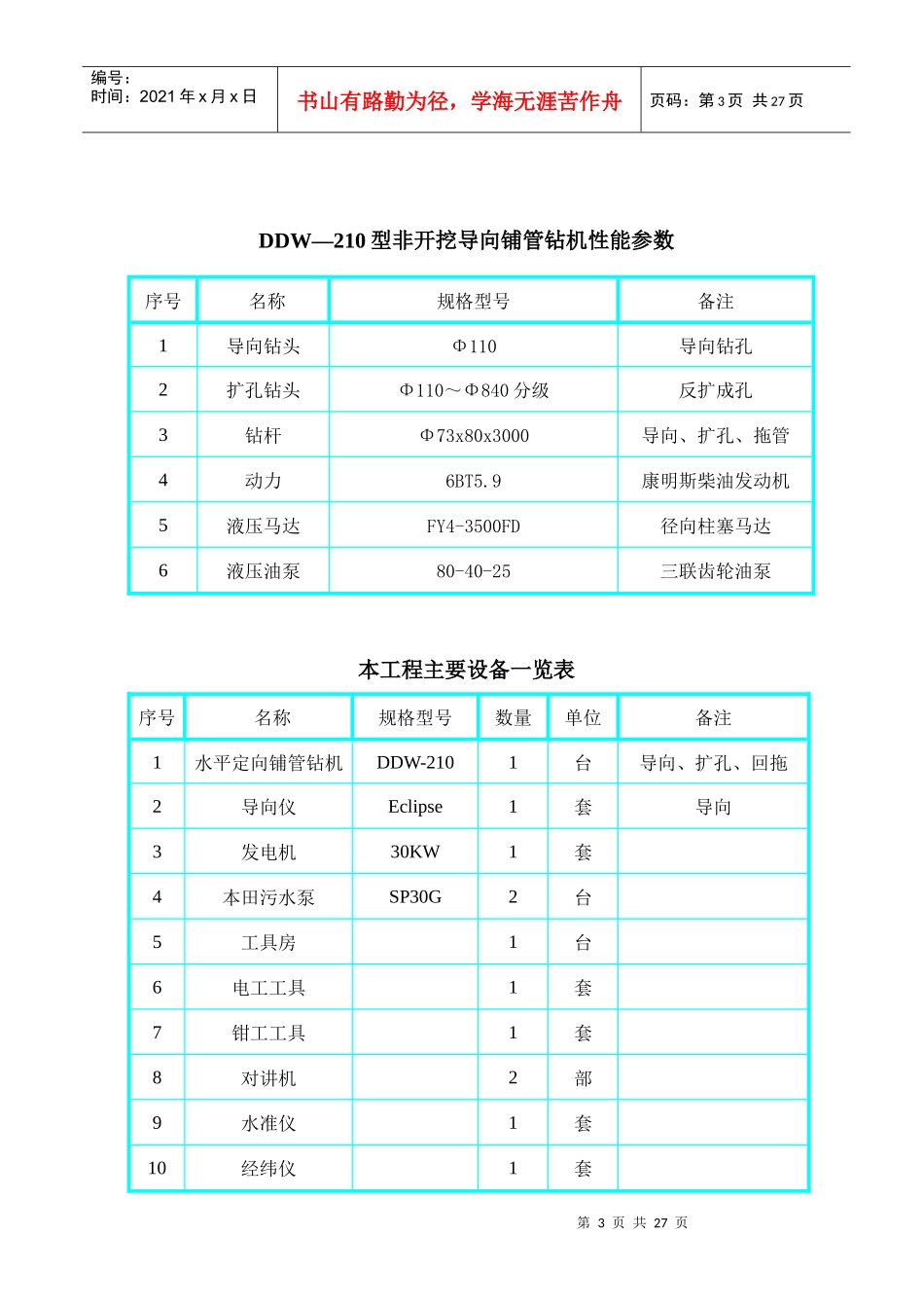 污水管工程拖管法施工组织设计_第3页