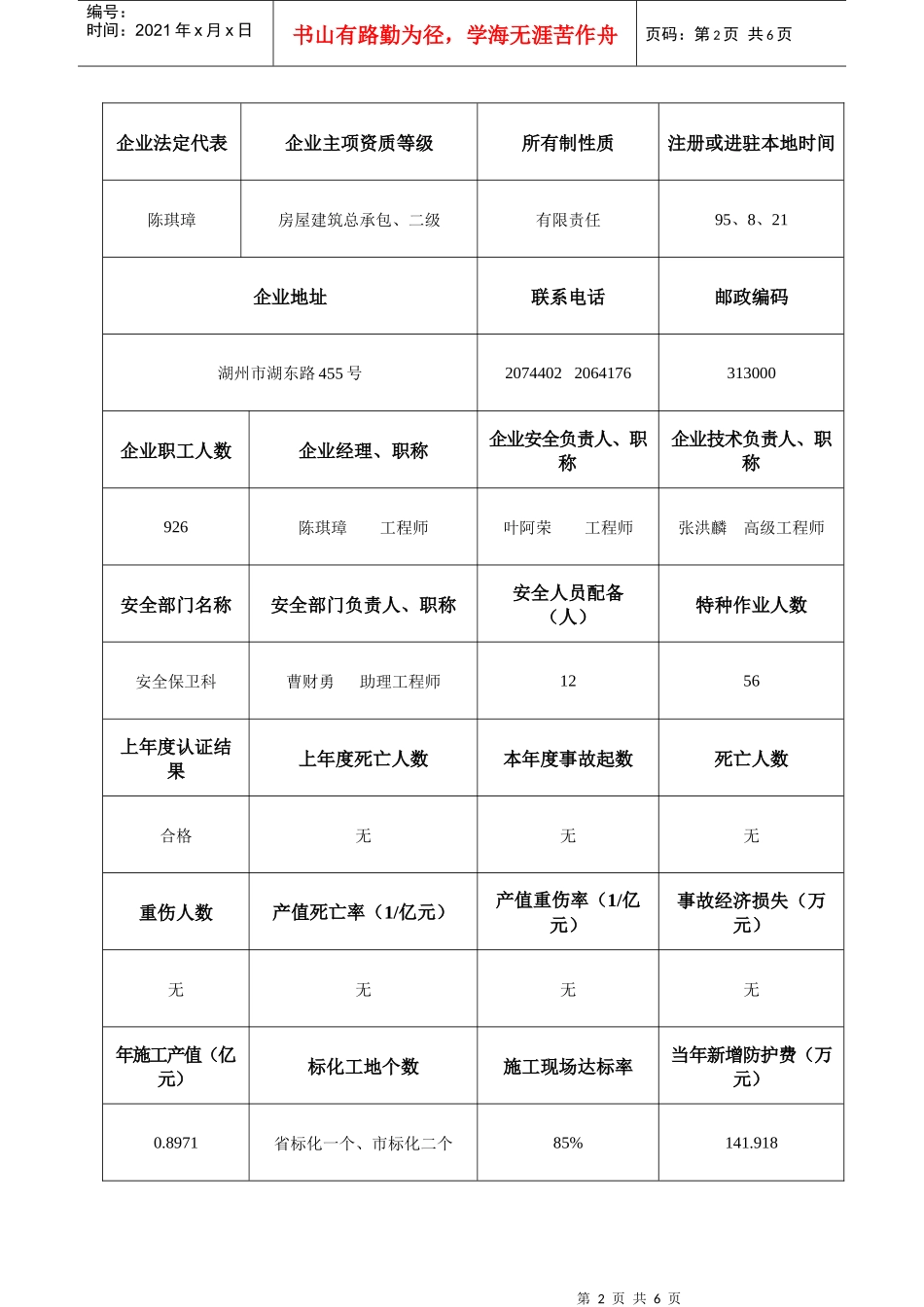 浙江省建筑企业安全资格认证_第2页
