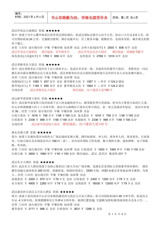 武汉华美达天禄酒店 星级