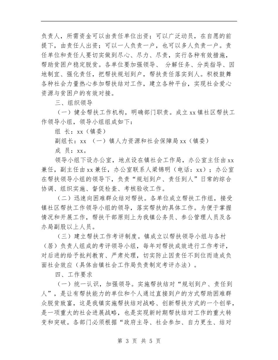 社区帮扶结对活动实施意见_第3页