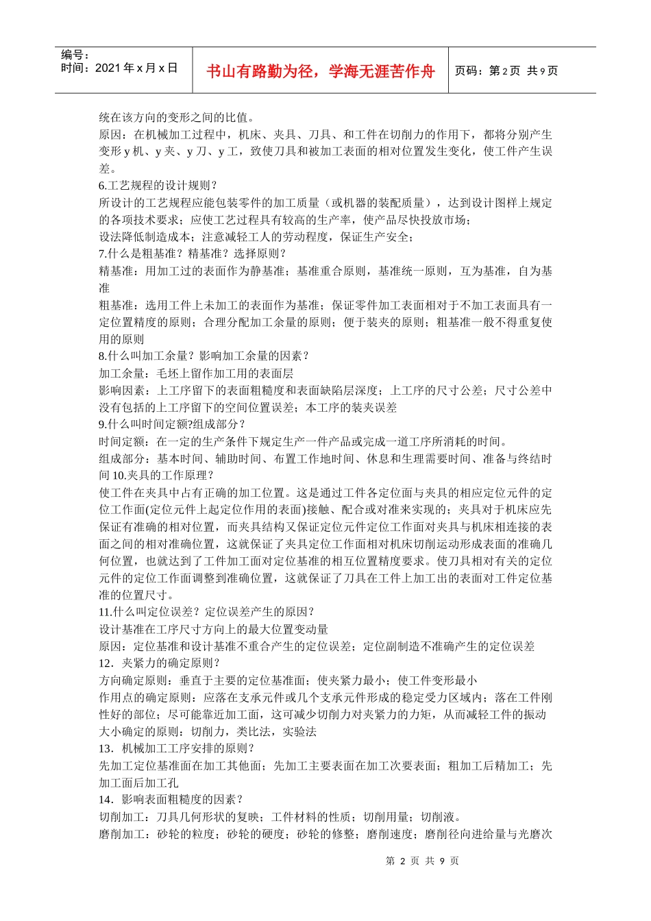 机械制造技术1_第2页