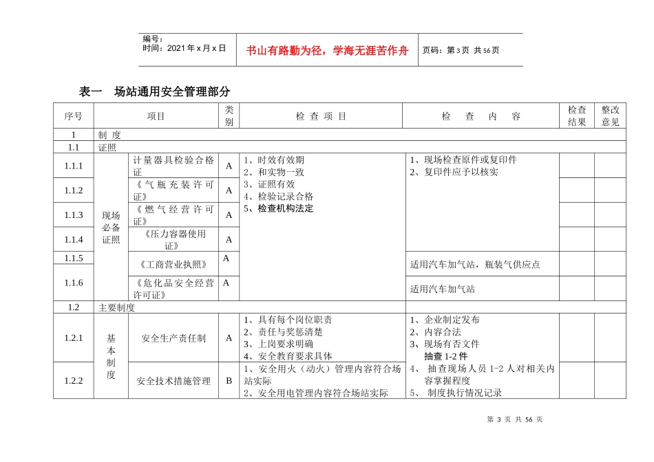 湖北省燃气场站安全检查导则_第3页