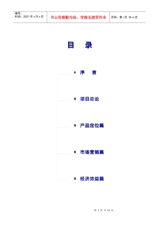 某海鲜批发市场房地产项目策划方案