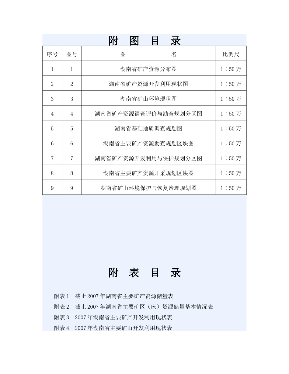 湖南省矿产资源总体规划_第3页