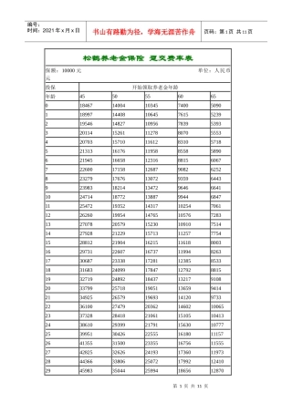 松鹤养老金保险