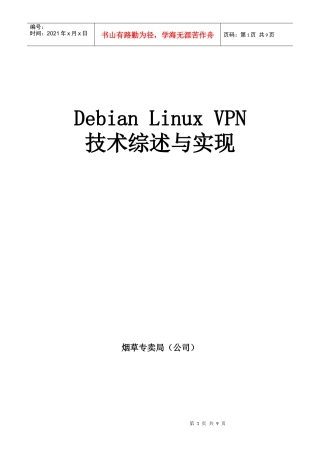 烟草专卖局PPTP vpn 论文