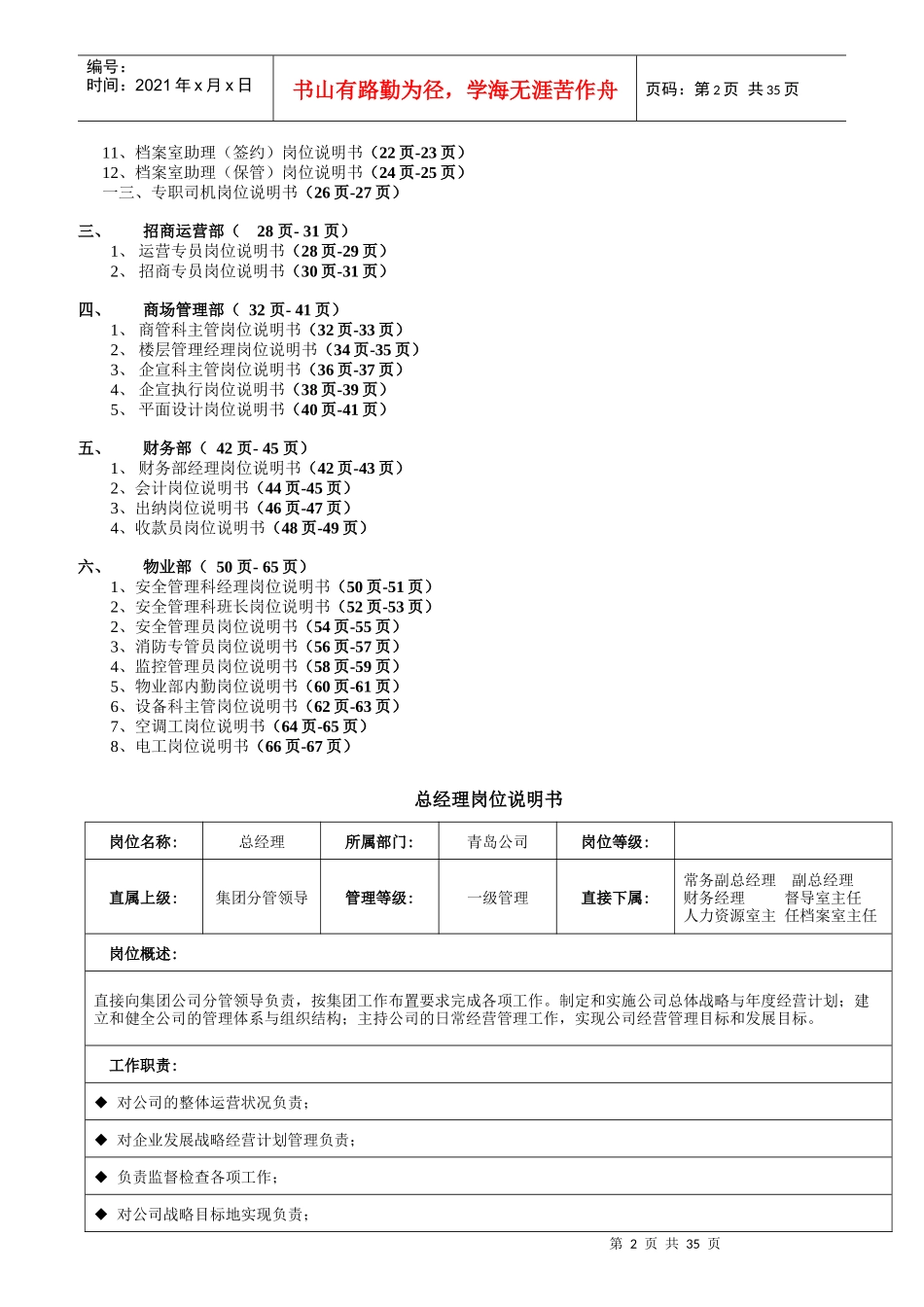 某电子信息城各岗位说明_第2页