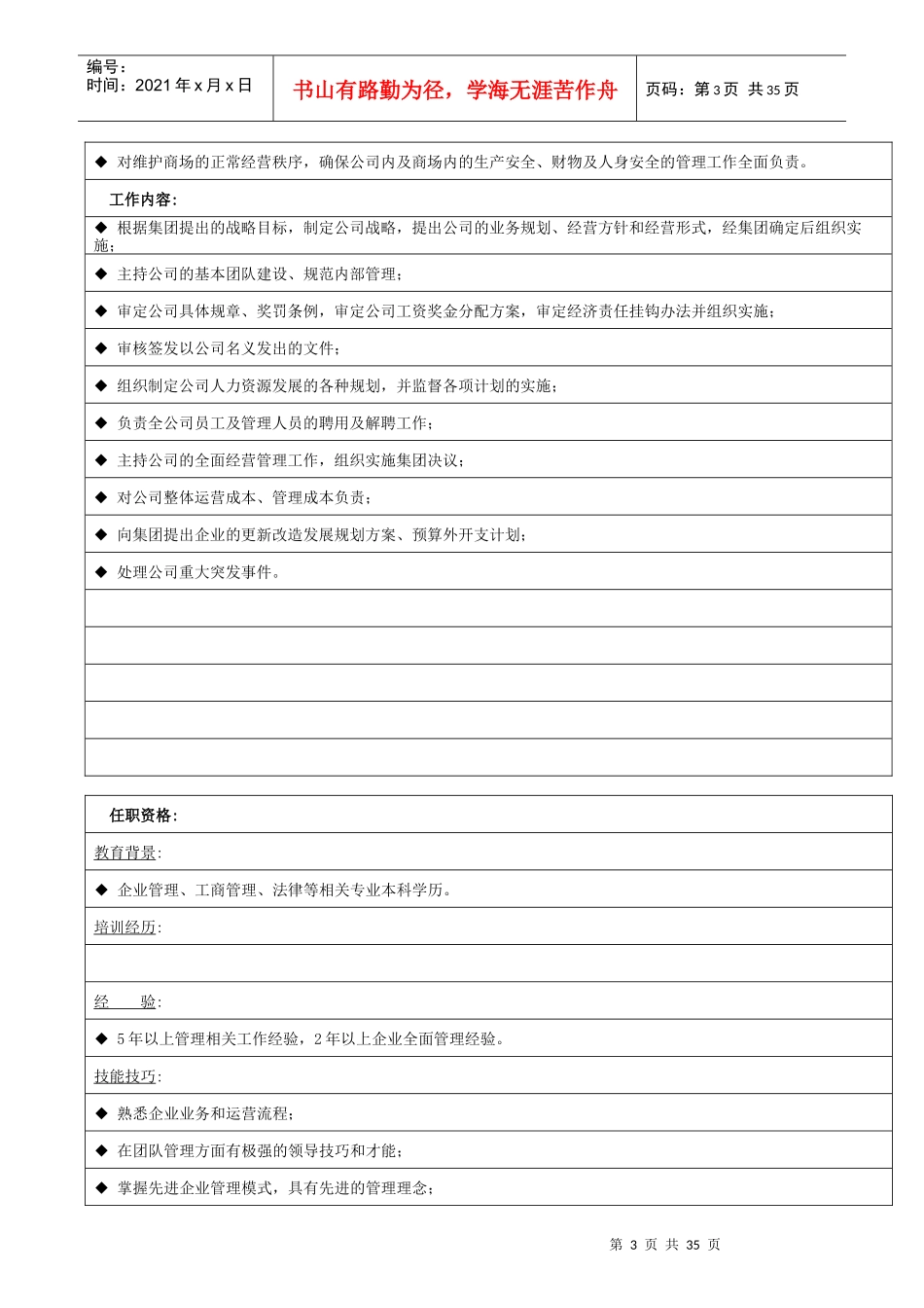 某电子信息城各岗位说明_第3页