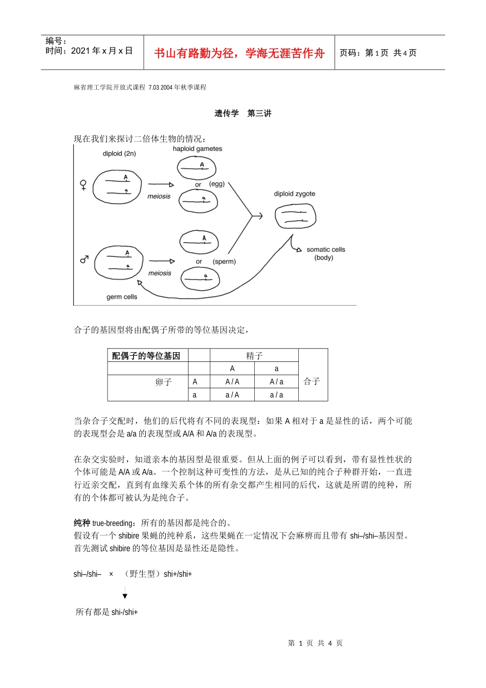 现在我们来探讨一下二倍体生物的情况：_第1页