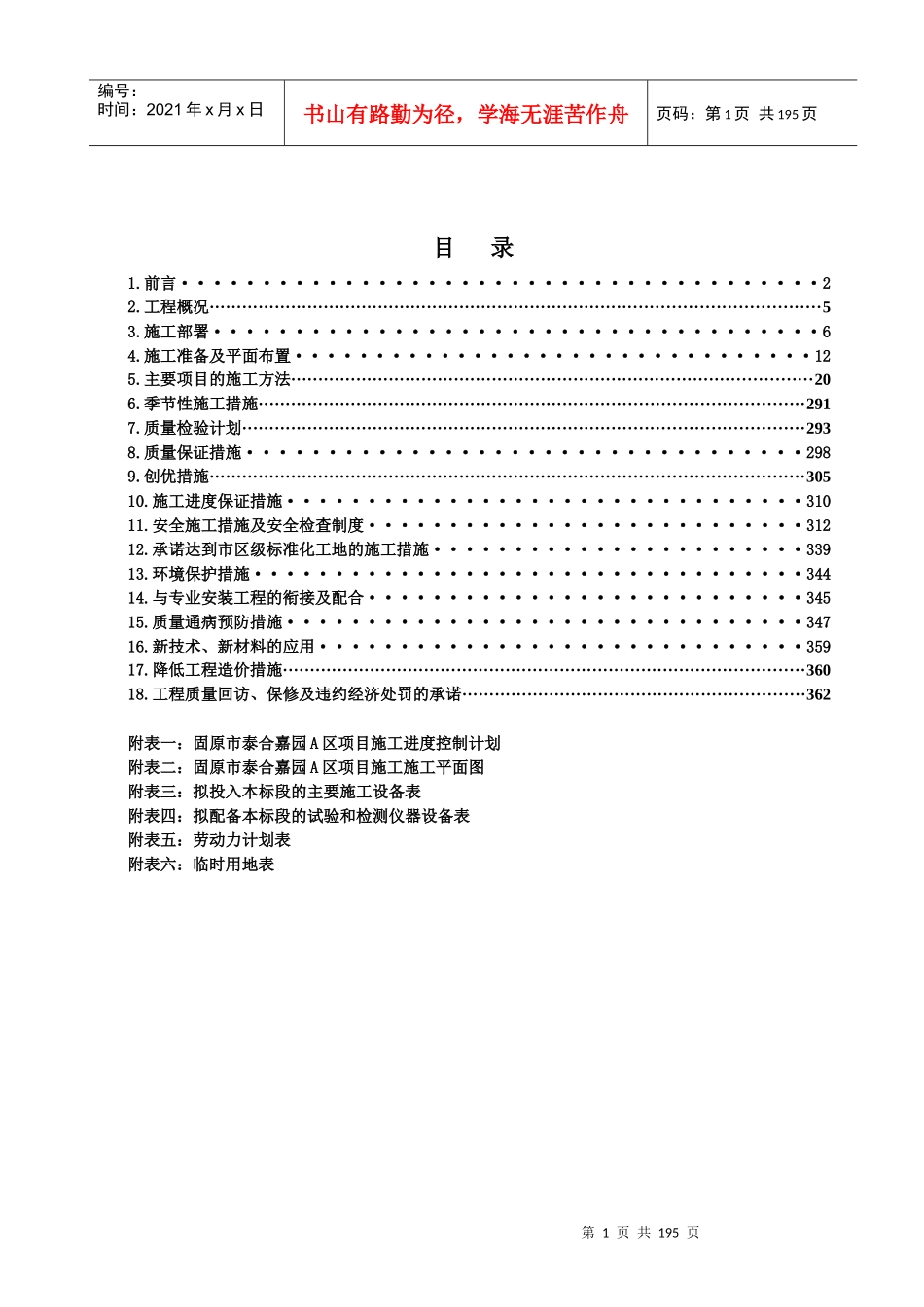 某小区小高层施工组织设计方案_第2页