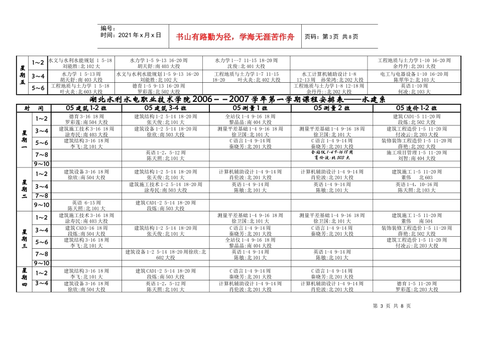 湖北水利水电职业技术学院_第3页
