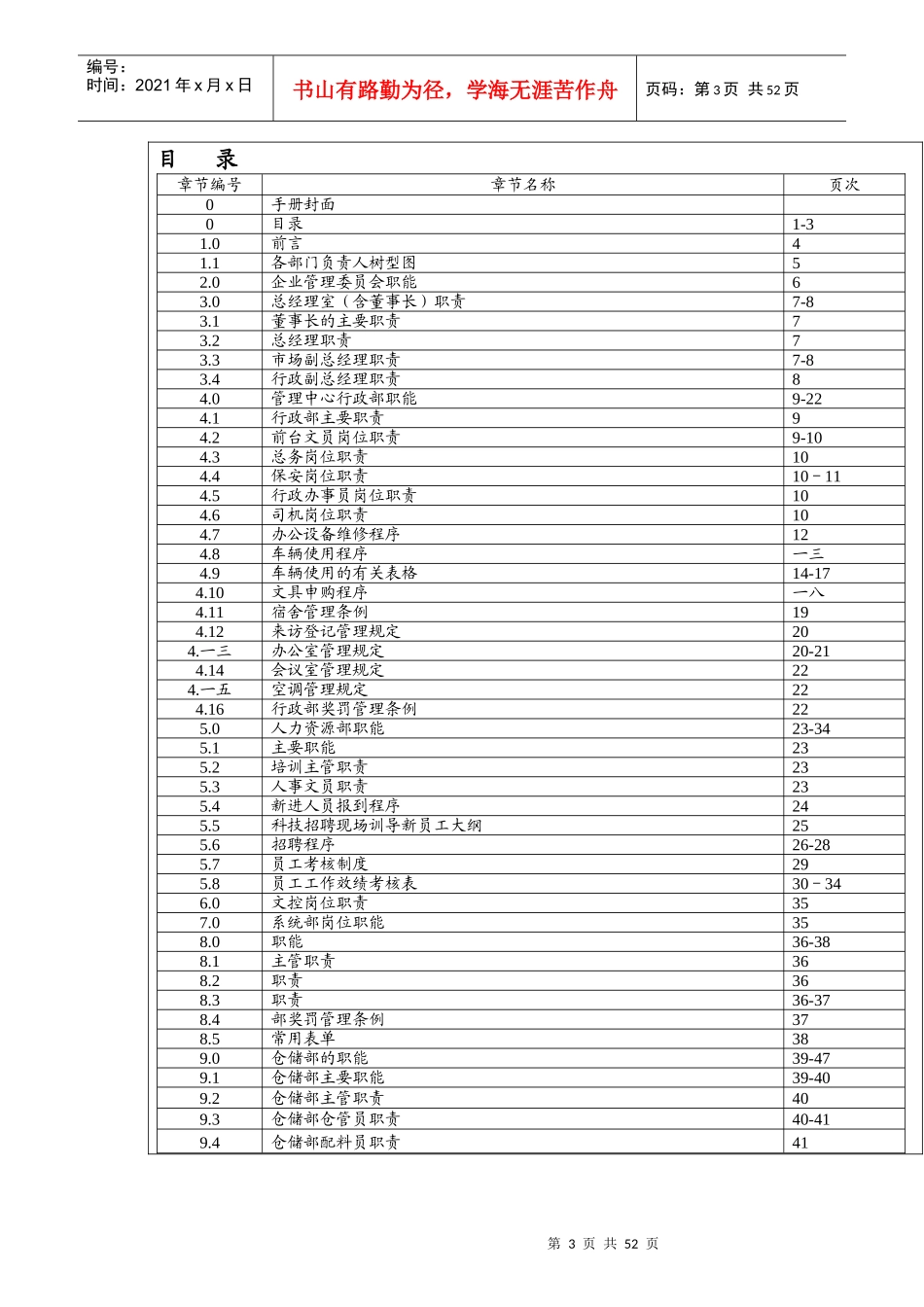 深圳某电子公司部门职责_第3页