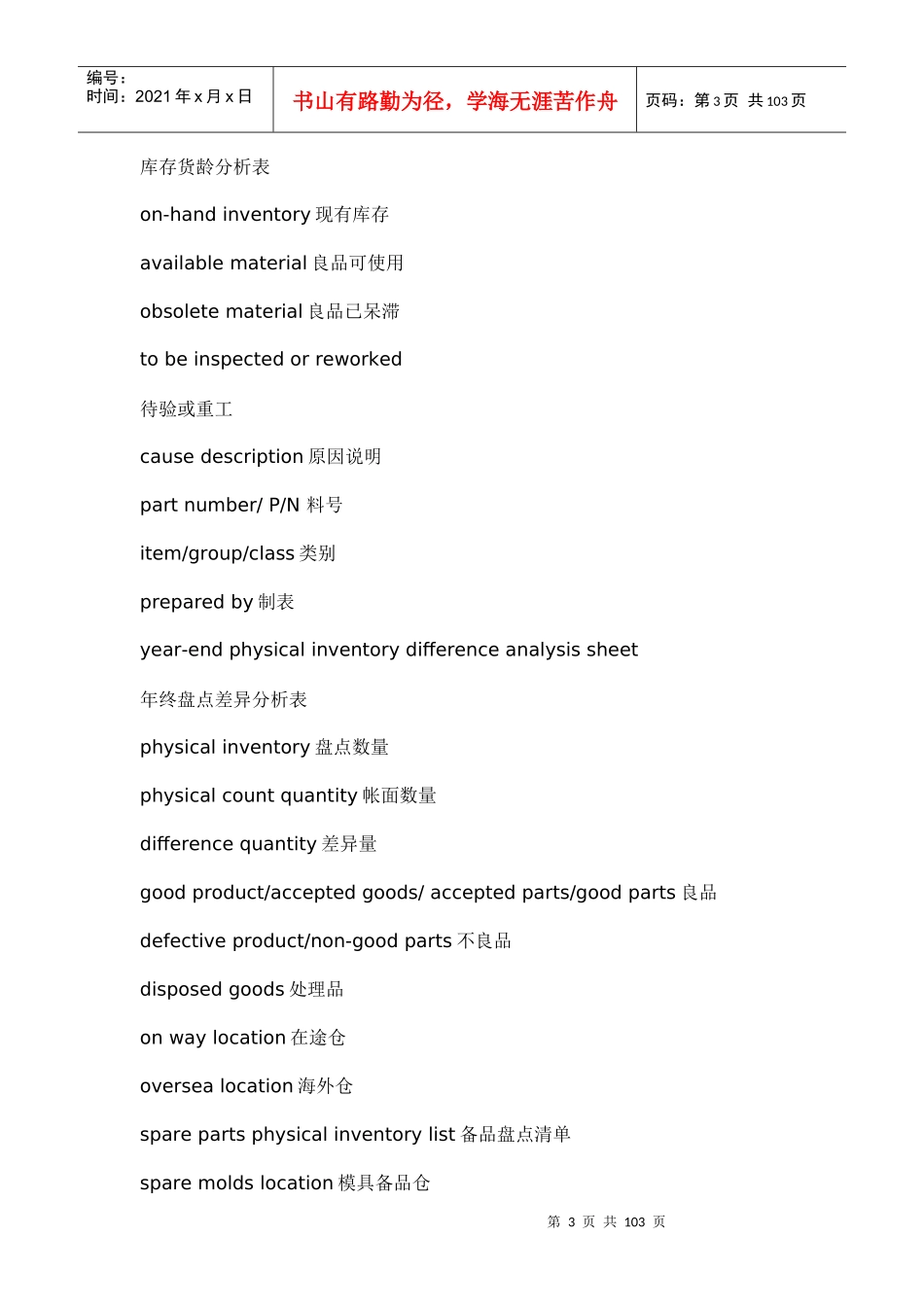 模具专业词汇中英文对照表_第3页
