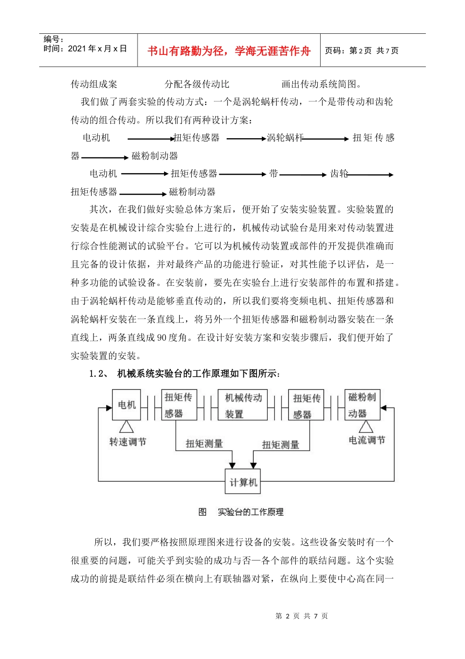 机械传动综合设计的分析和总结_第2页