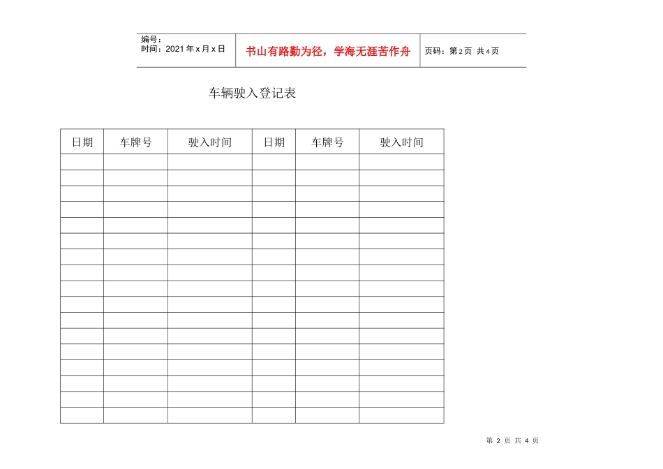某物业公司的出入管理规定_第2页