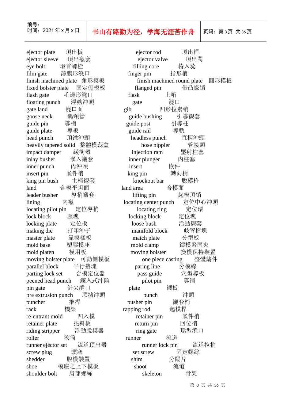 模具技术用语_第3页
