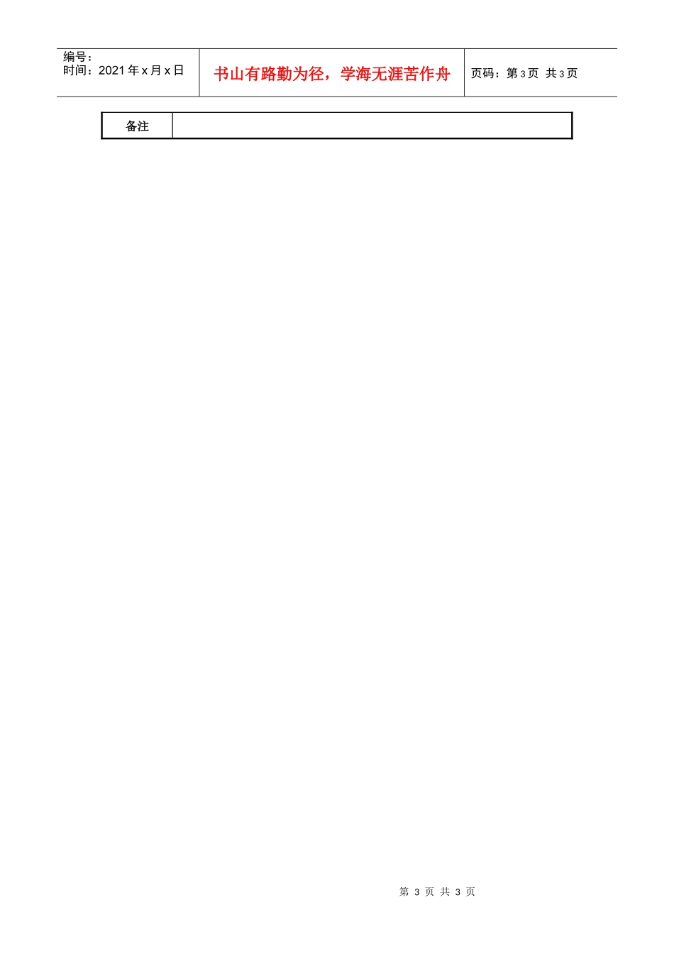 日化企业人力资源部总监岗位说明书_第3页