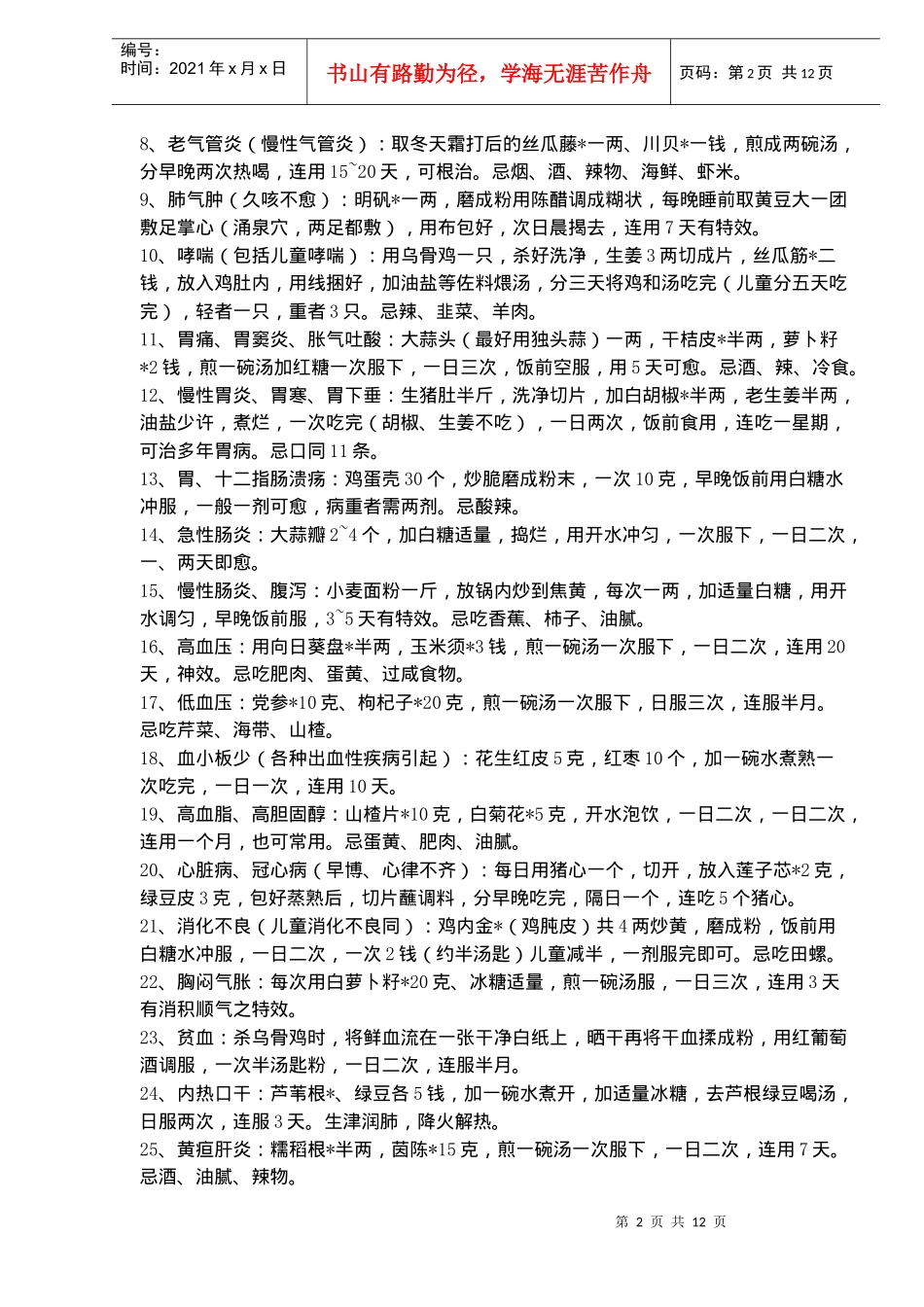 民间绝妙药方(doc17)(1)_第2页