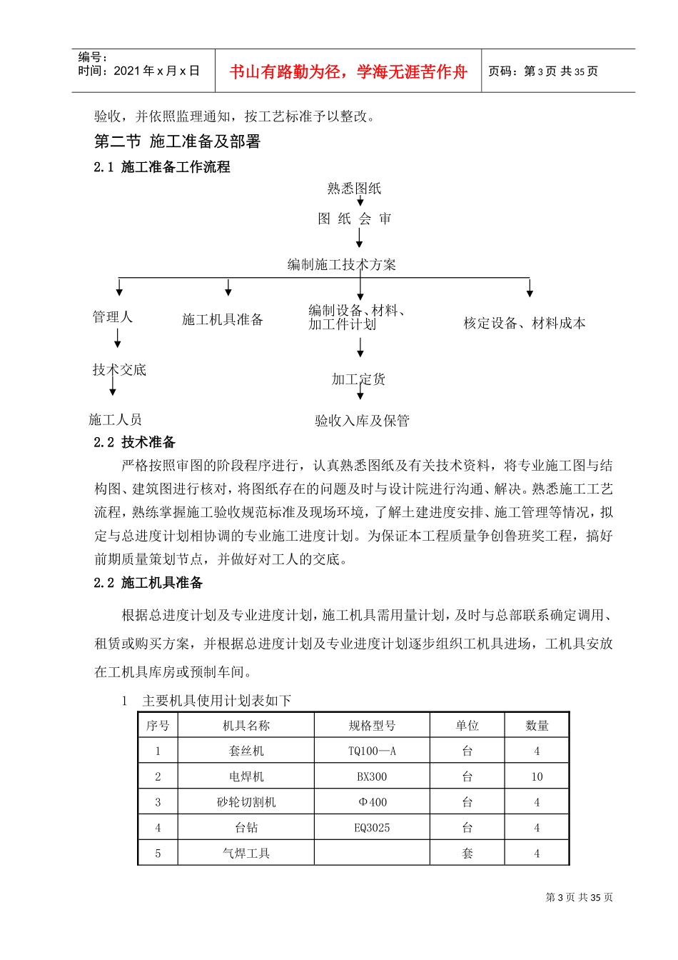 机电预留预埋施工方案(DOC36页)_第3页