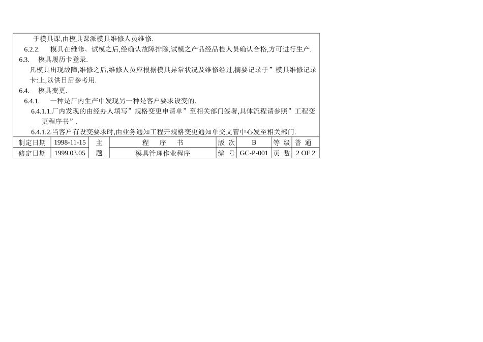 模具管理工作程序_第2页