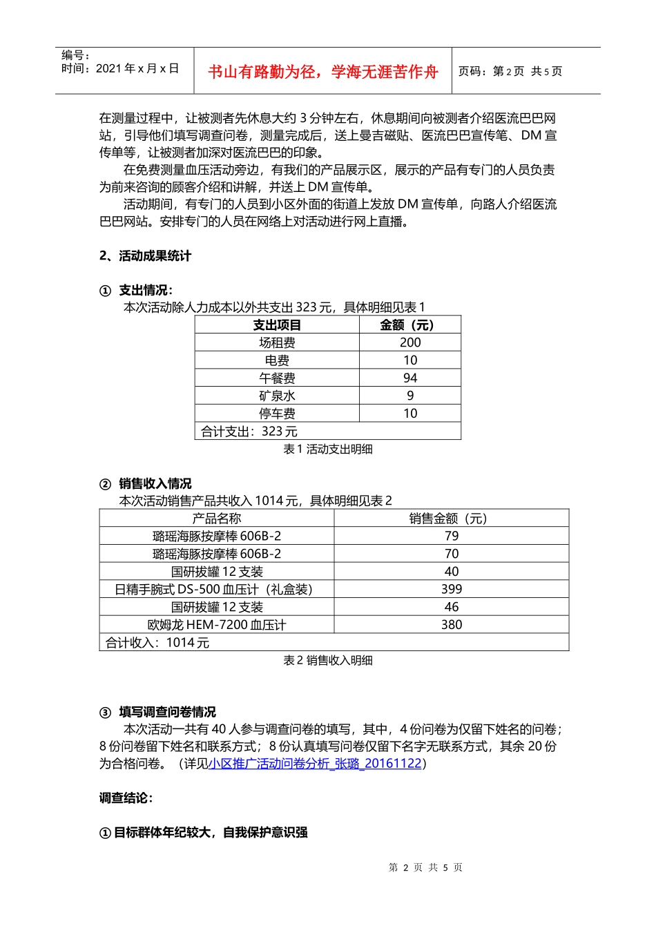 某小区推广活动总结报告_第2页