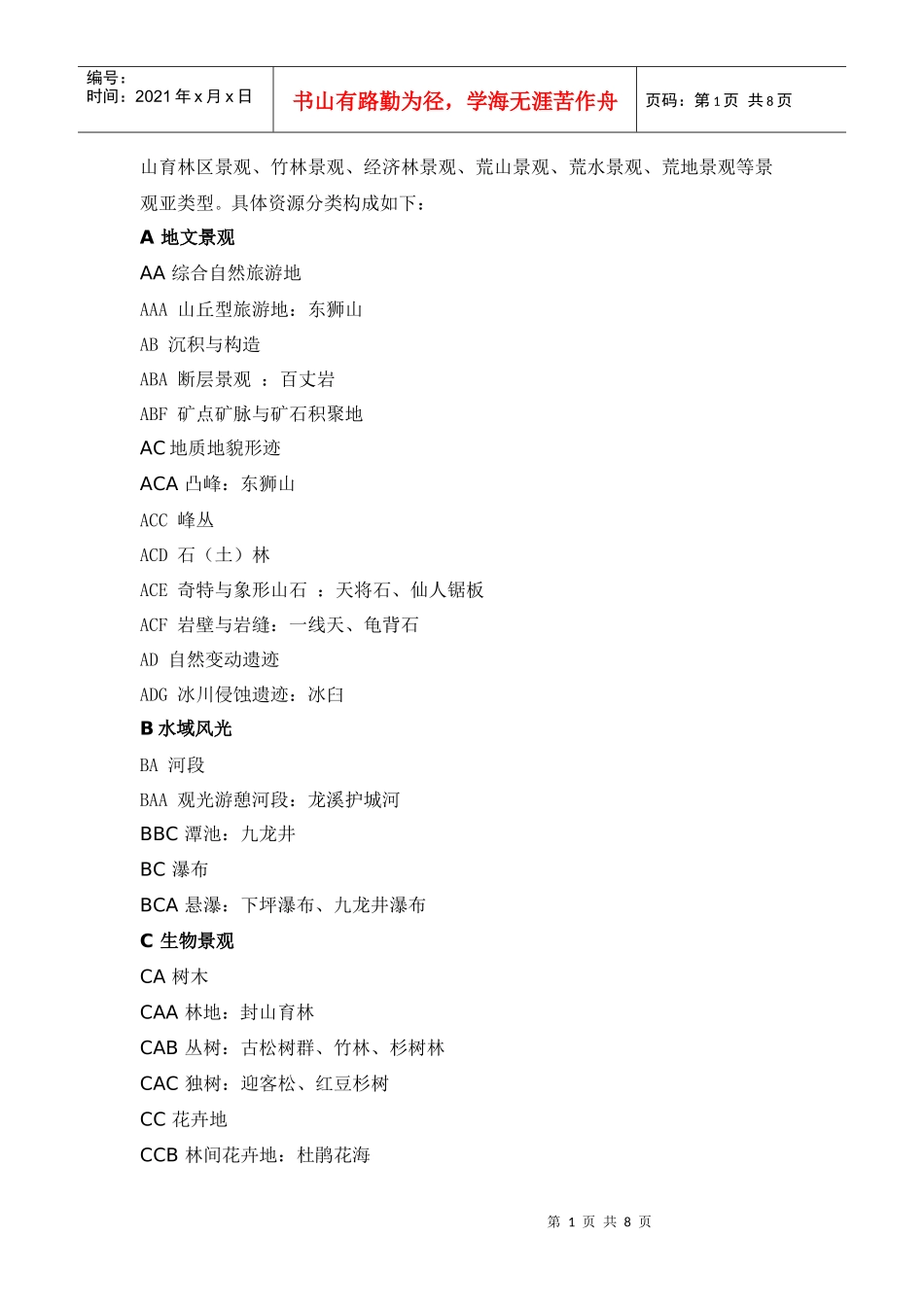 柘荣县旅游资源评价_第2页