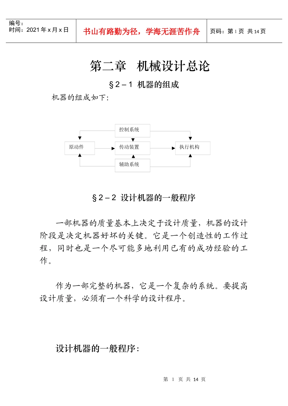 机械设计 机械设计总论_第1页