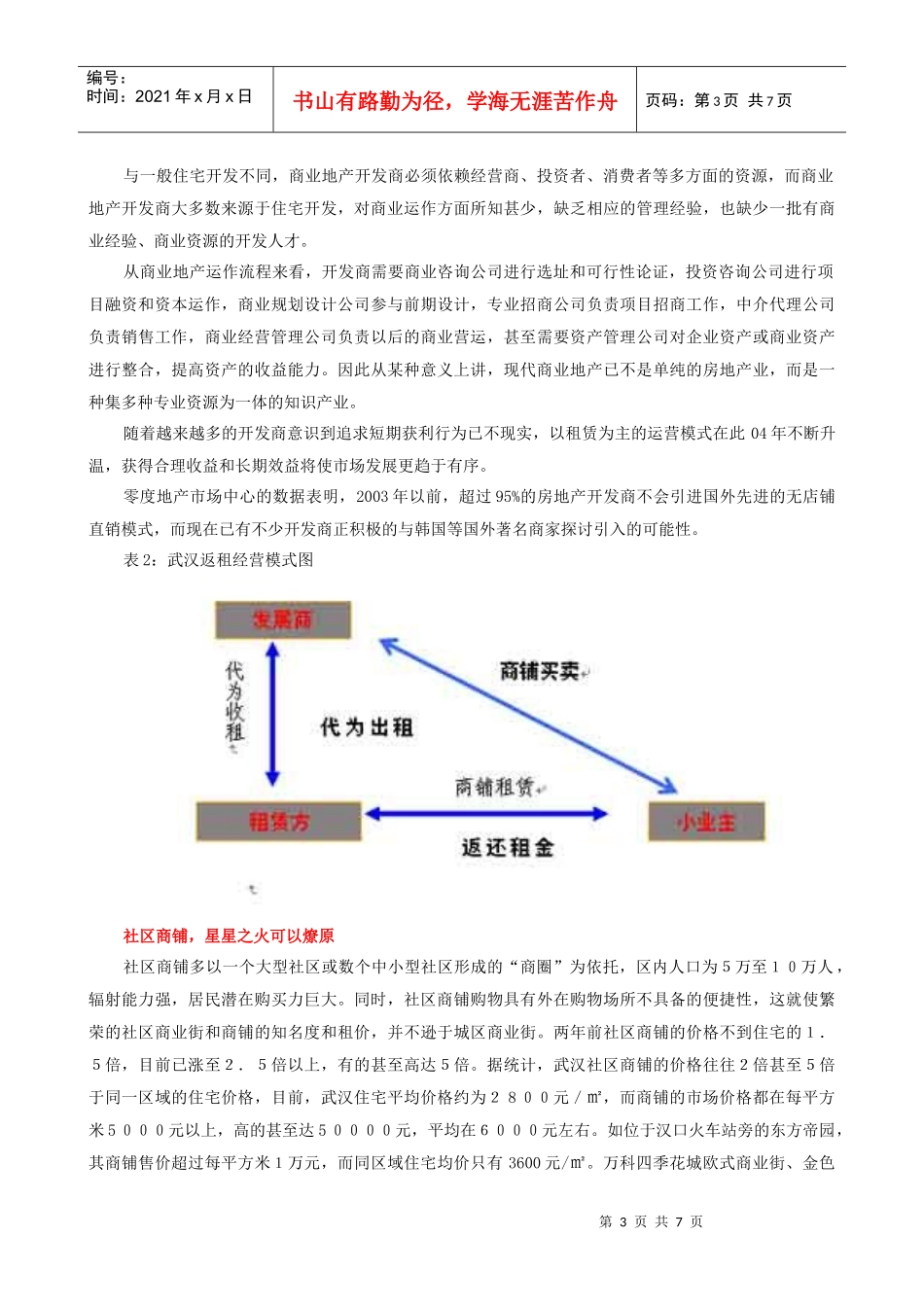 武汉商业地产及商圈发展全面分析报告_第3页