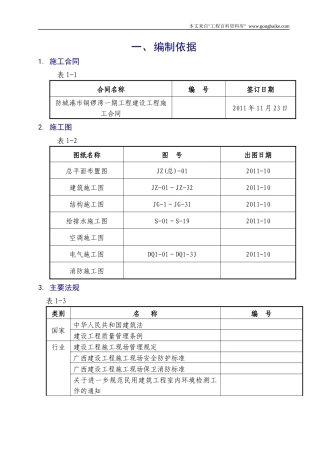 某工程施工组织设计方案(DOC 68页)