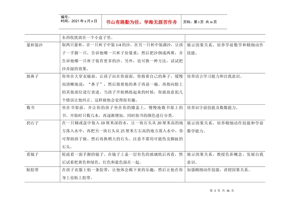 杜曼教育系列电子书39-1-2岁宝宝游戏和活动指南_第3页