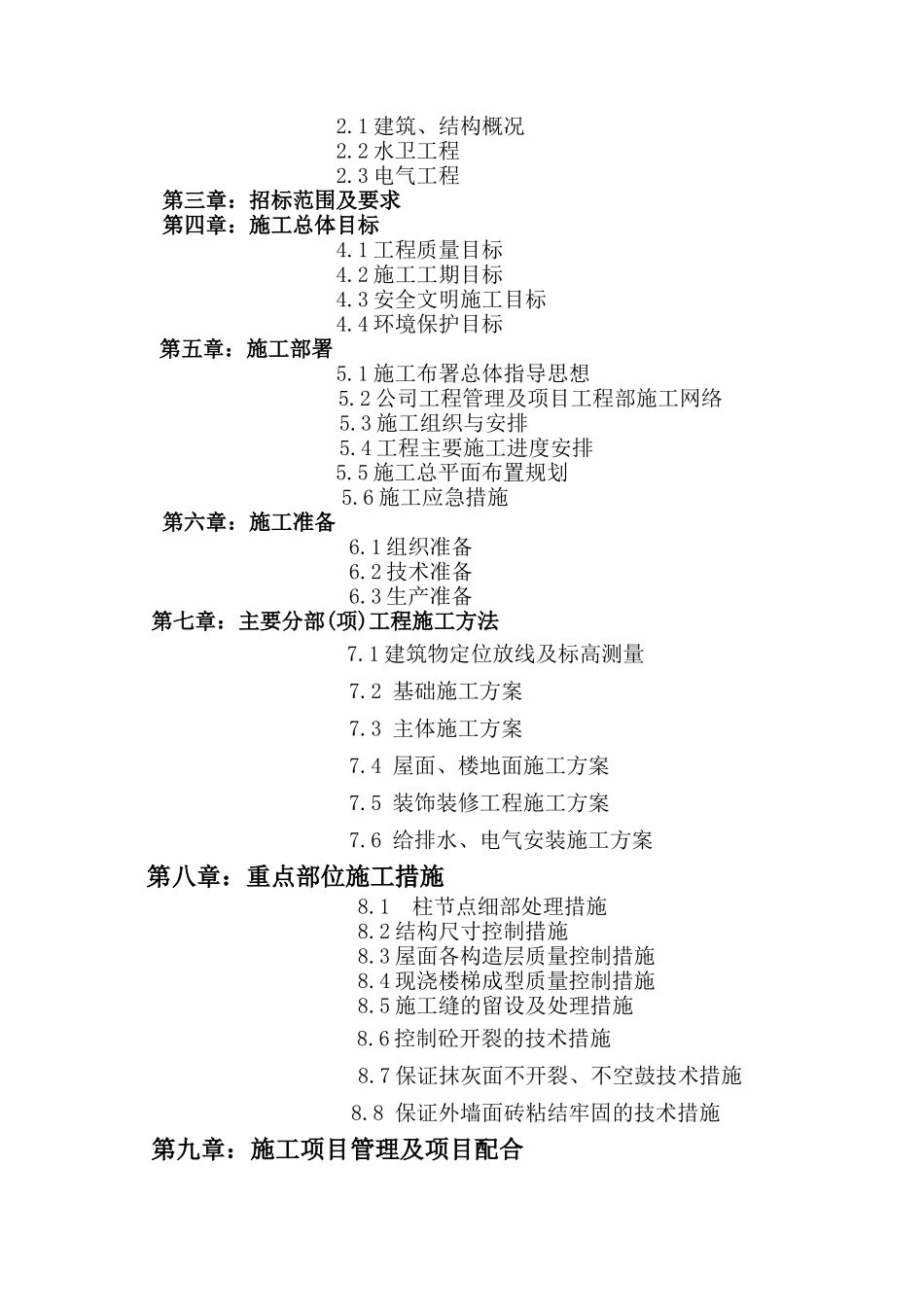 某地产住宅小区工程施工组织设计方案_第2页