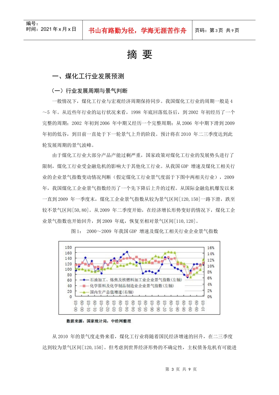 煤化工行业发展预测与政策解析_第3页