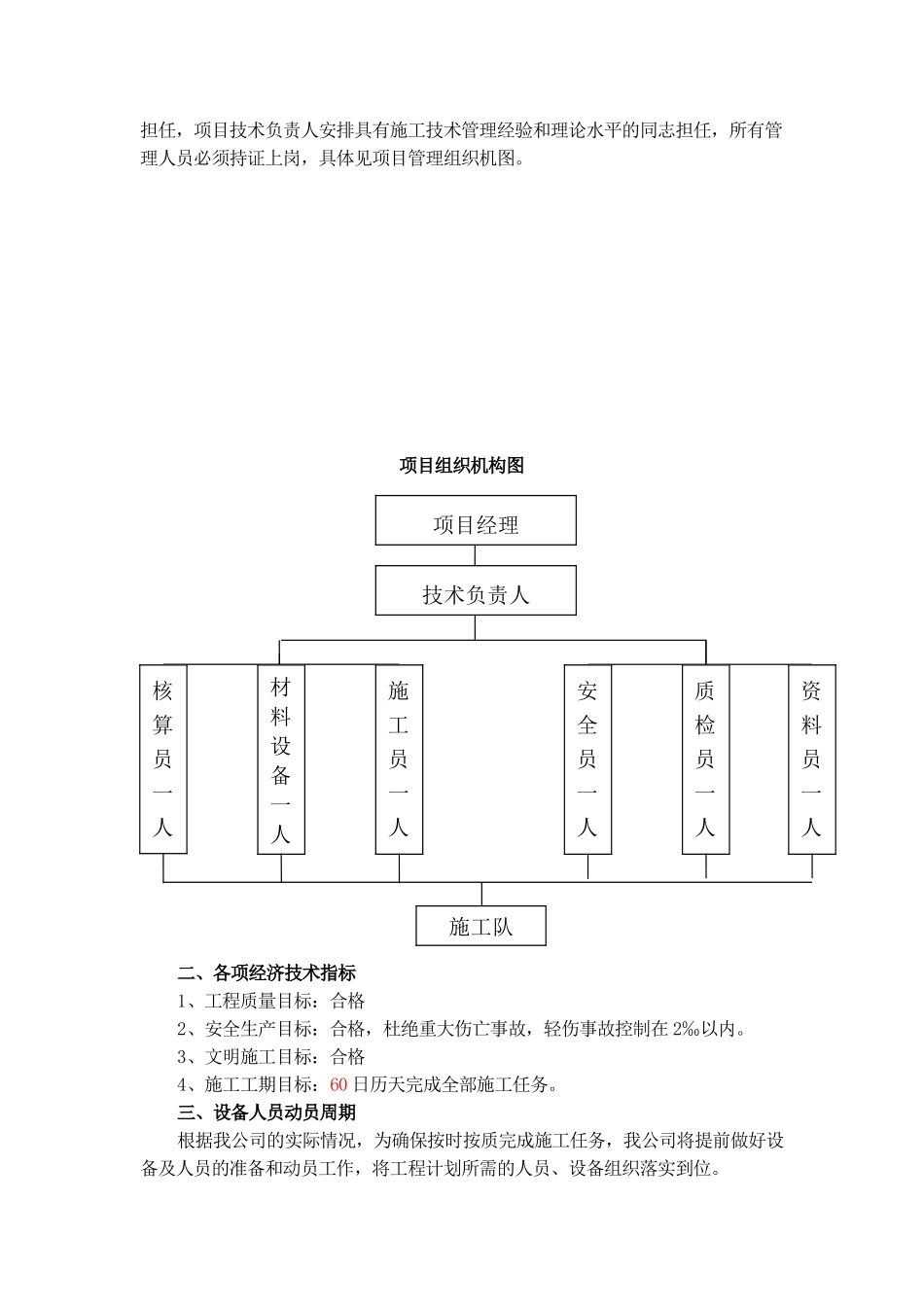 梧州某道路工程项目道路工程施工组织设计(DOC36页)_第2页