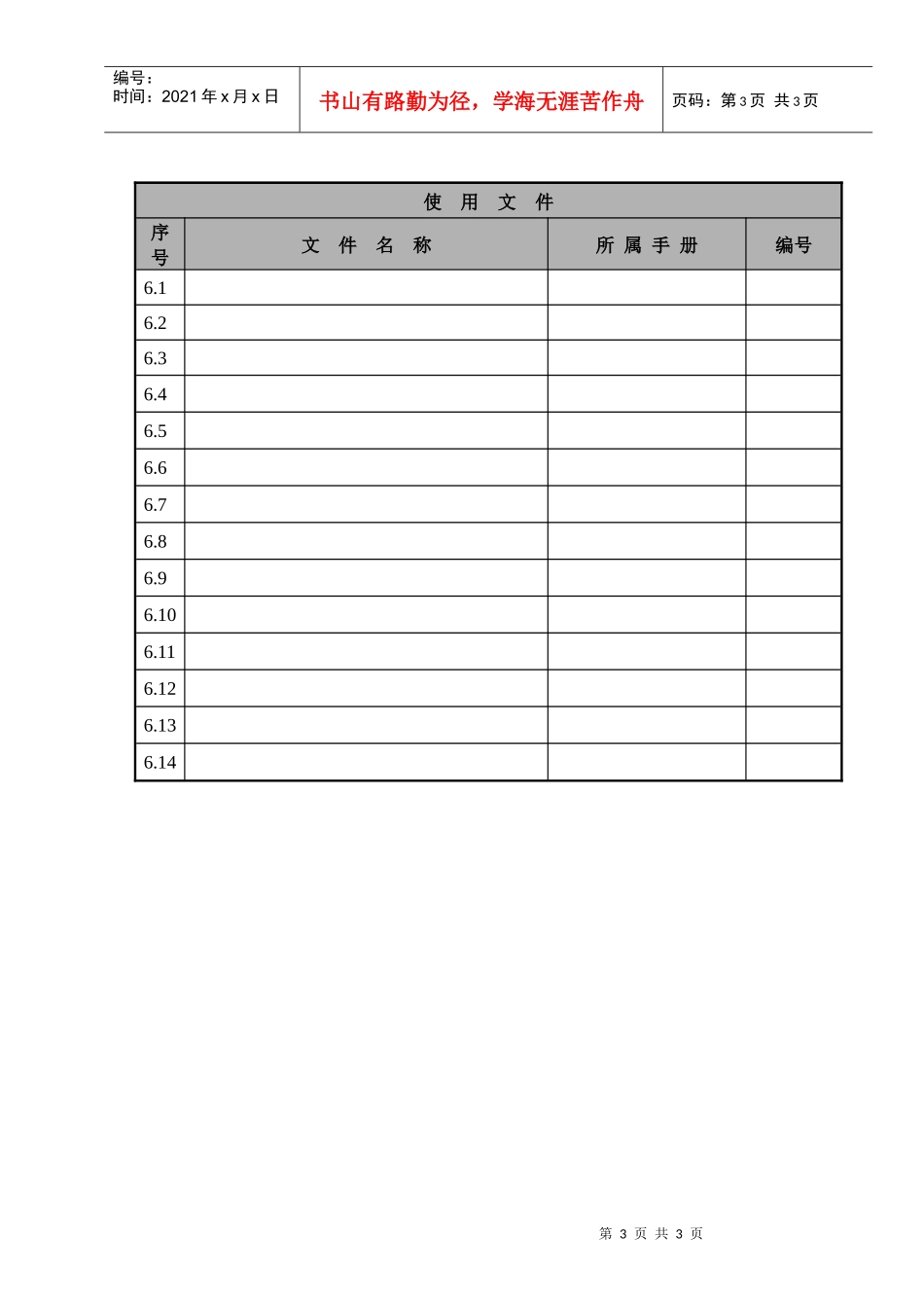 某航空物流公司性能工程师职位说明书及关键绩效标准_第3页