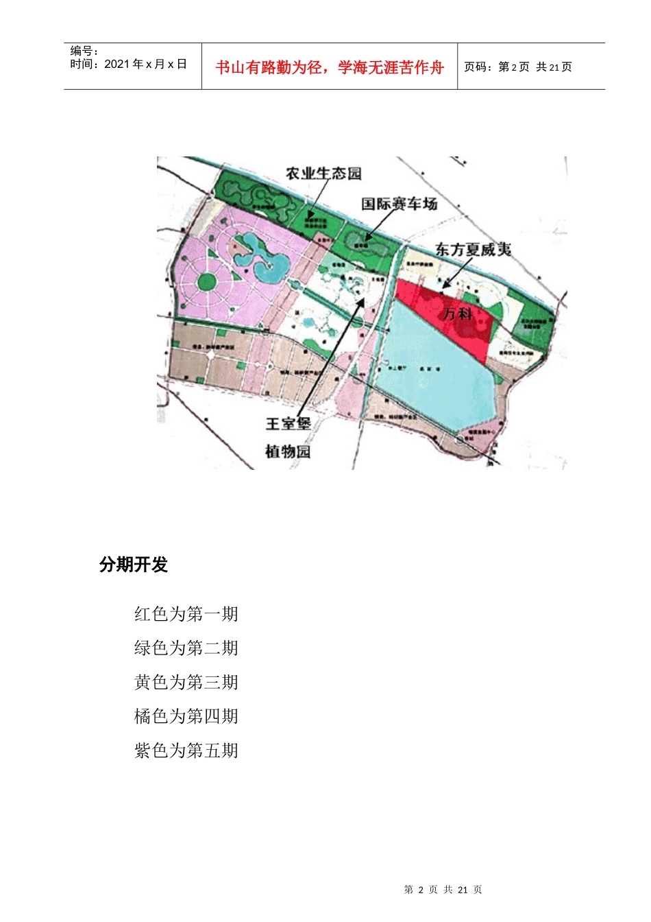 某地产天津东丽湖规划与定位分析_第2页