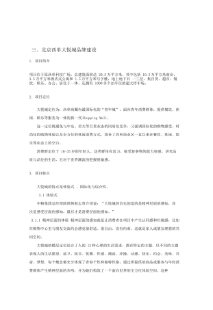 某商业地产品牌建设及广告传播