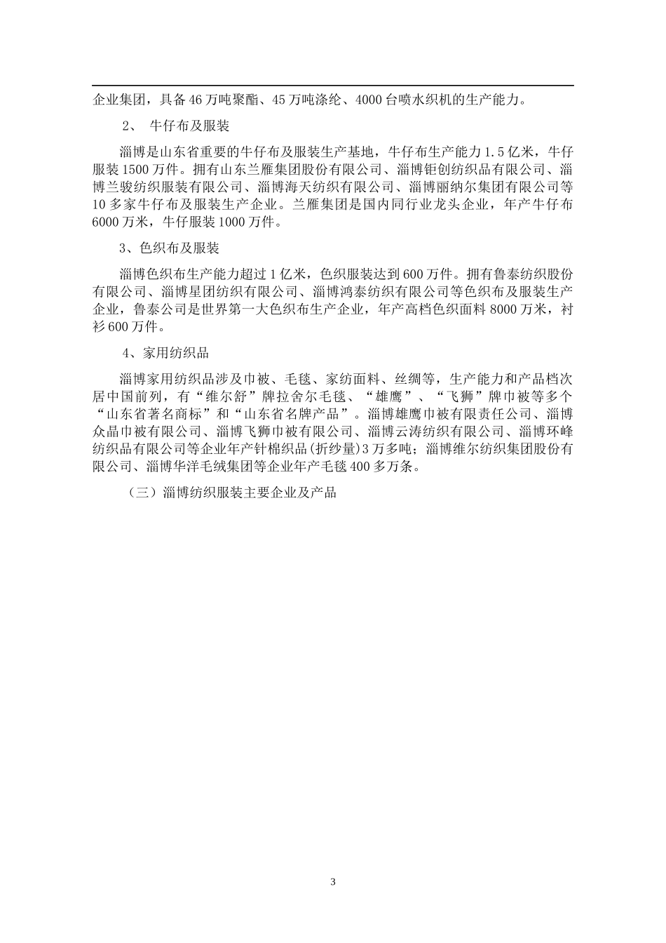 某某纺织工业投资指南(doc 11)_第3页
