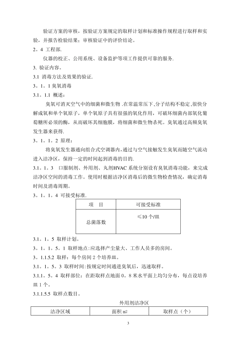 洁净区环境消毒方法及效果验证方案_第3页