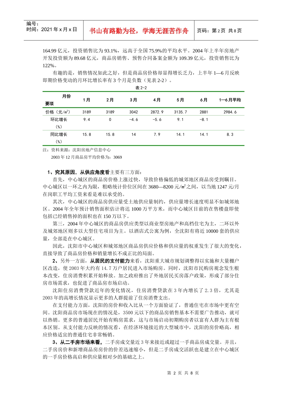 沈阳房地产市场观察DOC9(1)_第2页