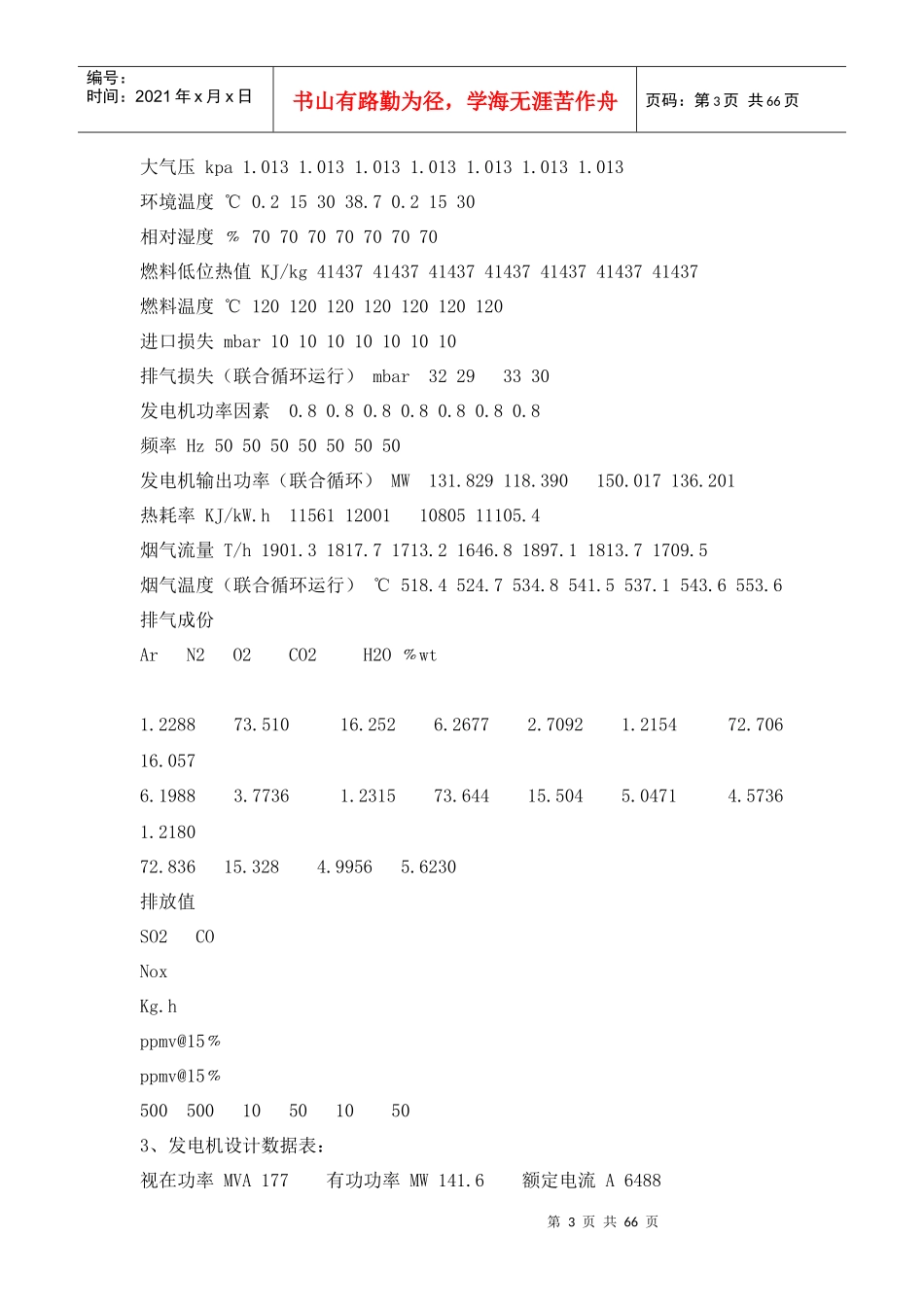 燃气轮机运行规程_第3页
