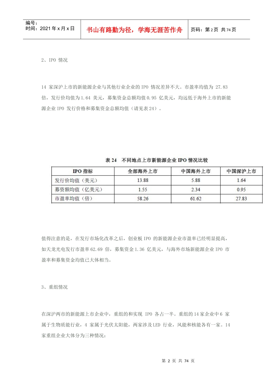 海内外新能源企业上市情况分析2_第2页